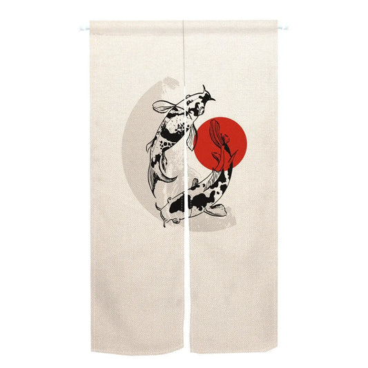 Nihon Koi Fish Noren Curtain
