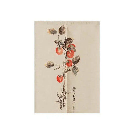 Kanji Noren de l&#39;arbre à tomates