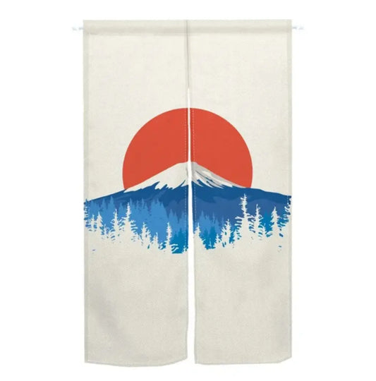 Fuji Mountain Noren Curtain