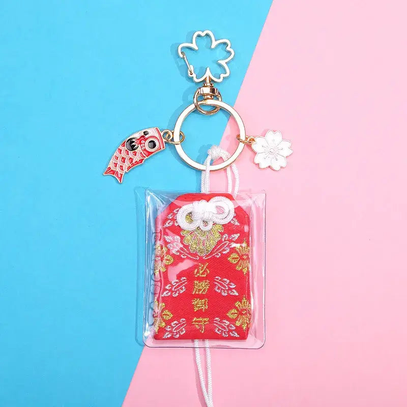 Porte-bonheur Victoire Rouge Omamori