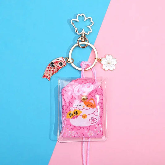 Amuletos de la suerte Sakura Cat Omamori