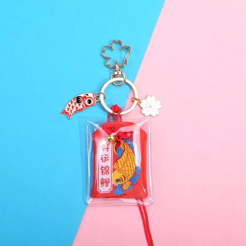 Lucky Charms Fortune Harmony Red Omamori