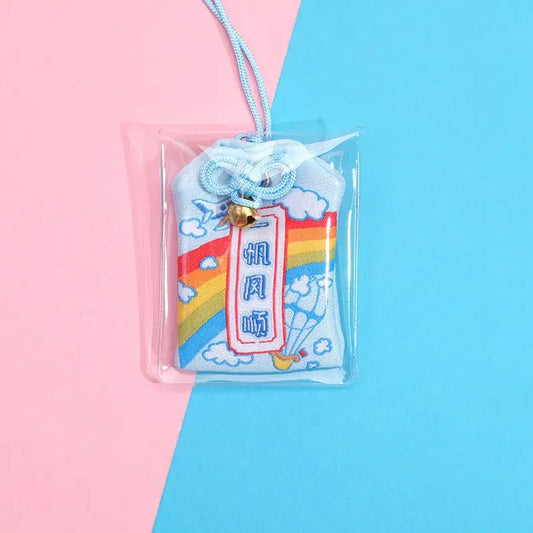Omamori arcoiris kawaii