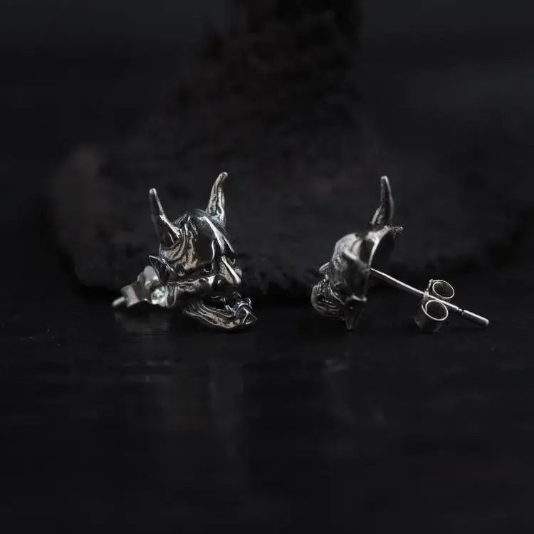 Oni Hannya Earrings