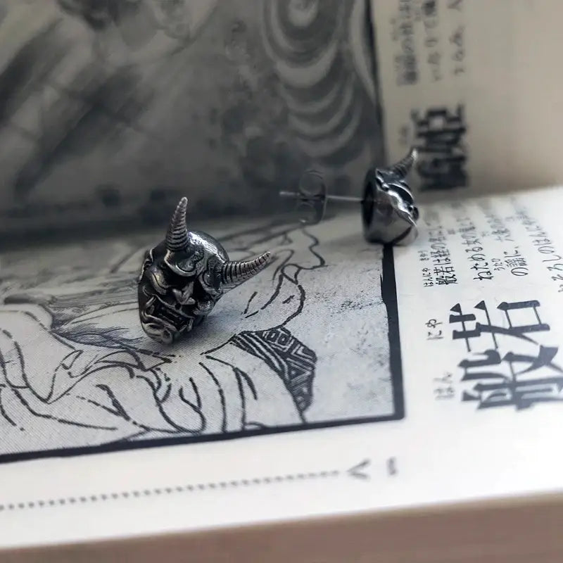 Oni Demon Earrings