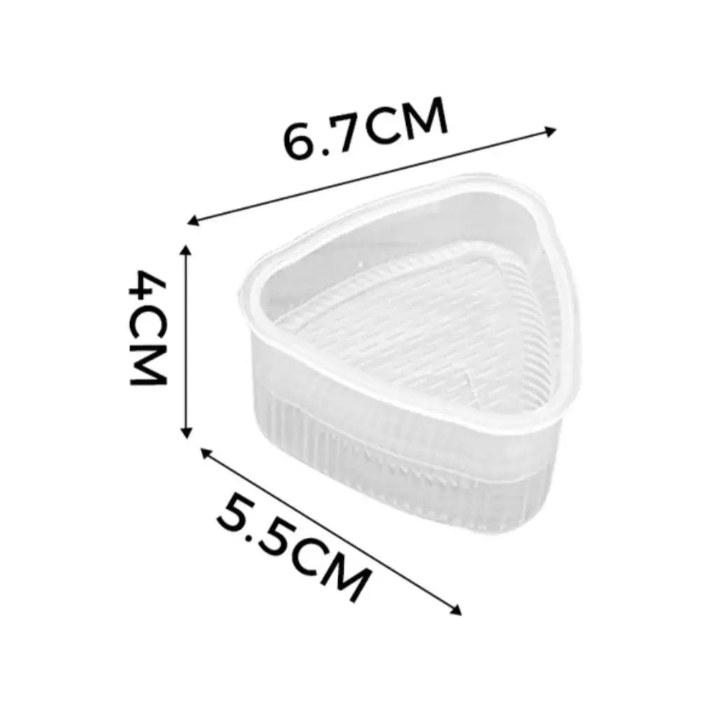 Transparent Triangle Onigiri Mold