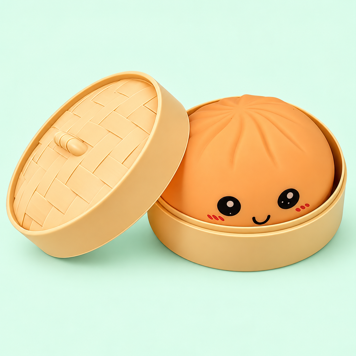 Orange Pastel Dumpling Squishy, additional product view 1
