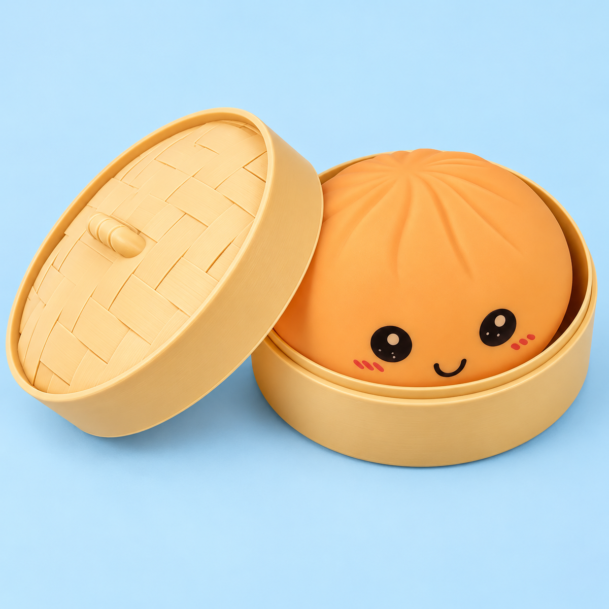 Orange Pastel Dumpling Squishy, additional product view 3