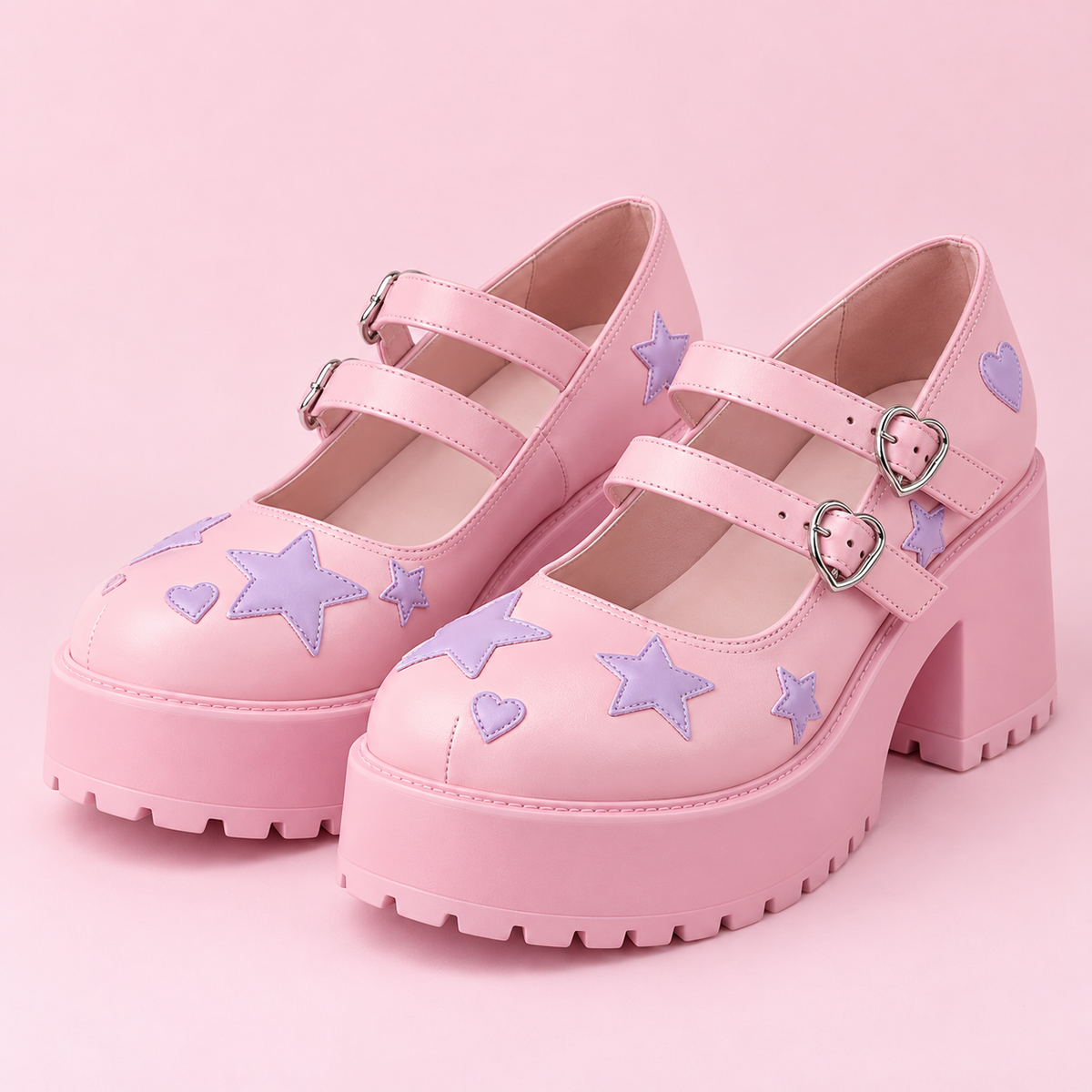 Pastel Star Harajuku Mary Janes