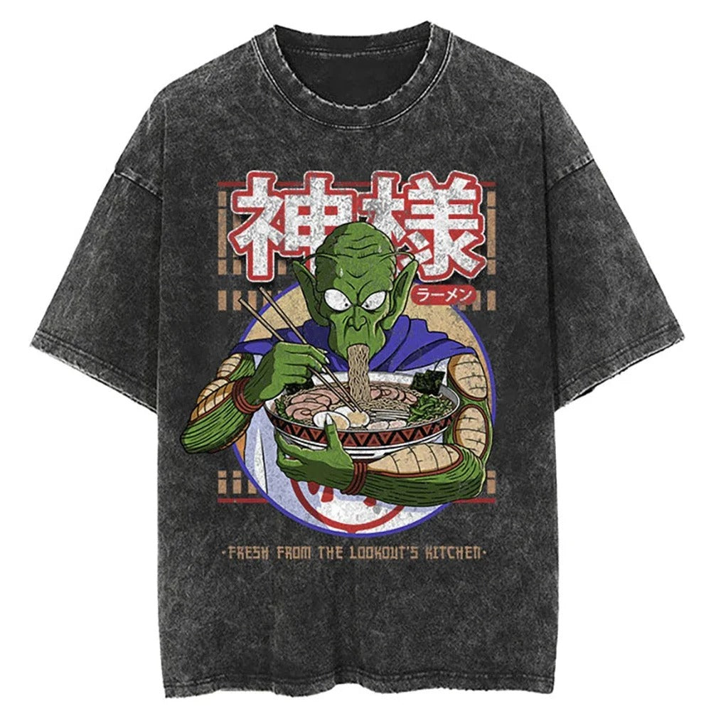 Piccolo Ramen Vintage Anime Shirt