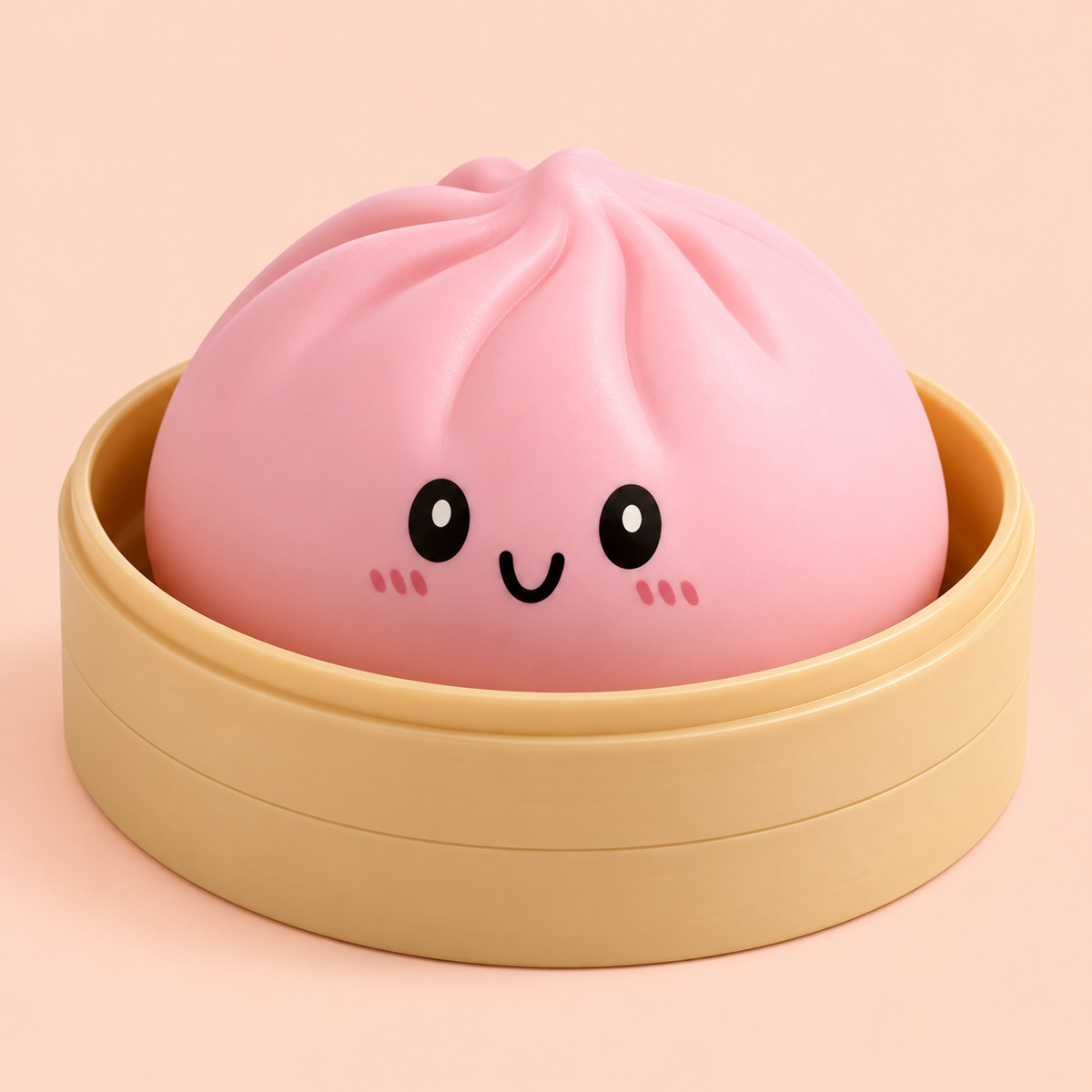 Pink Pastel Dumpling Squishy, additional product view 2