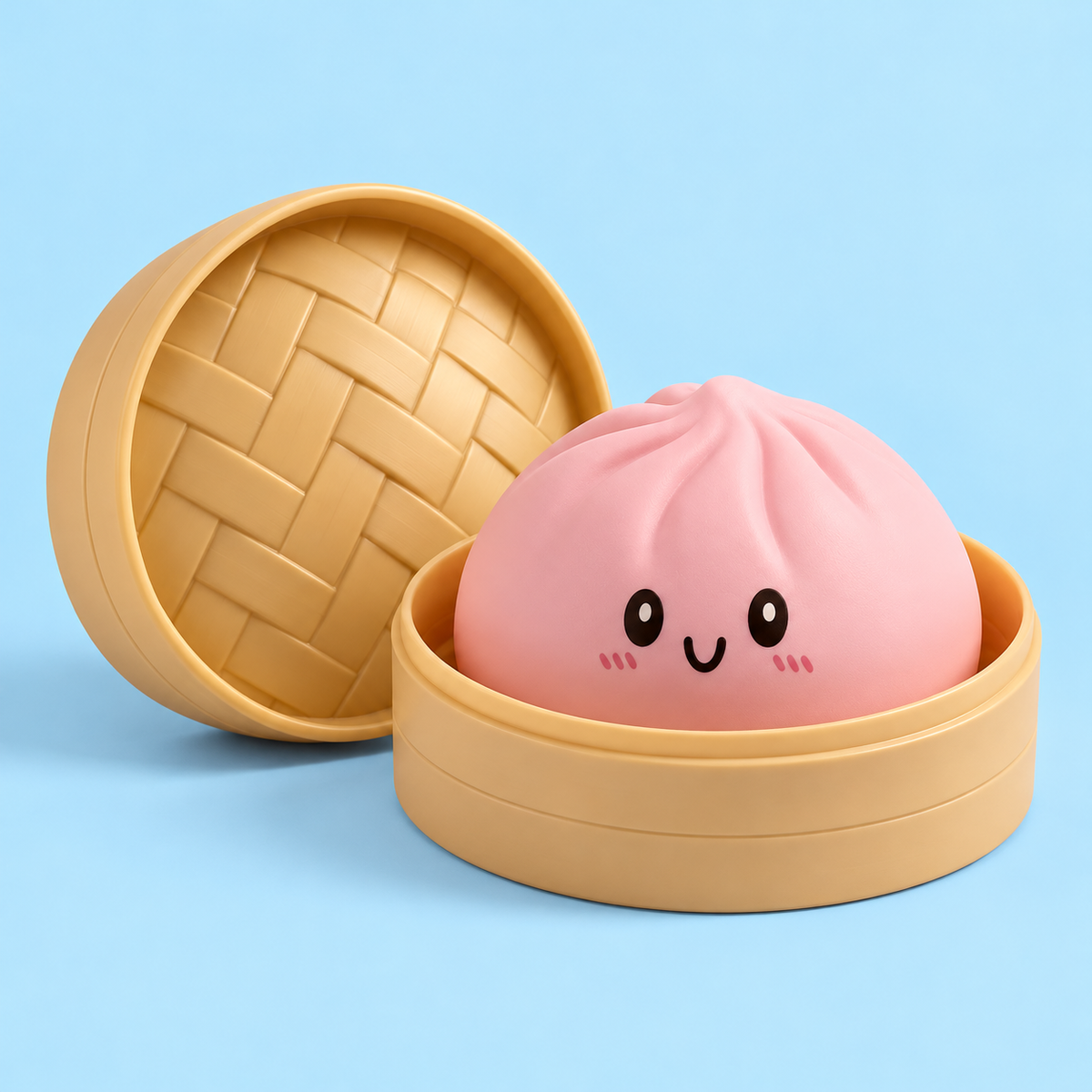 Pink Pastel Dumpling Squishy, additional product view 3