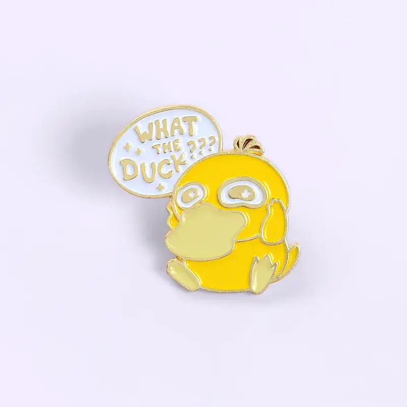 What the Duck? Anime Enamel Pin