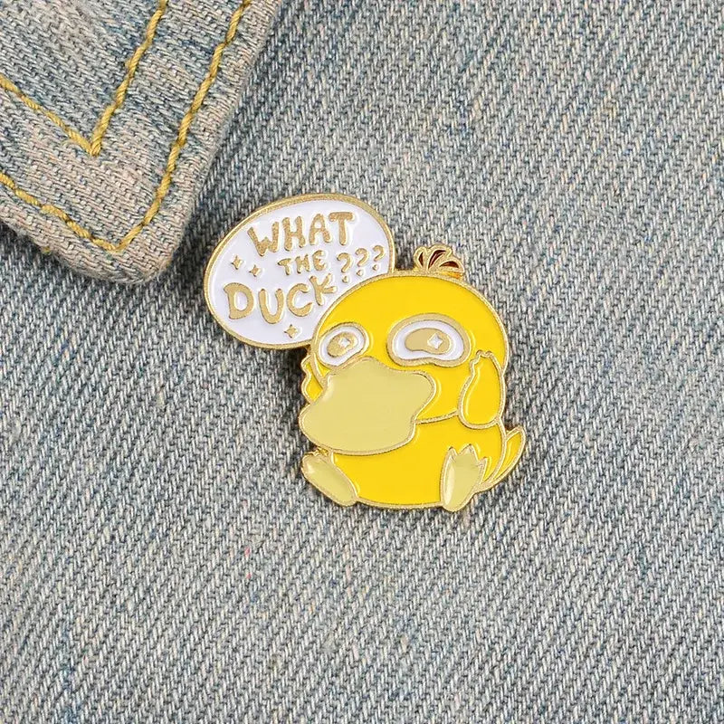 What the Duck? Anime Enamel Pin