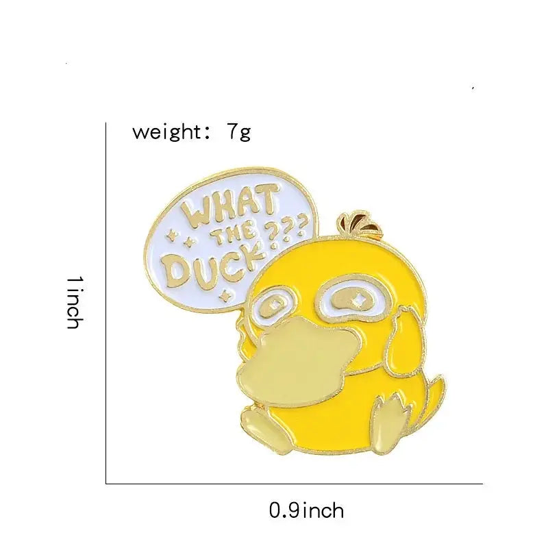 What the Duck? Anime Enamel Pin