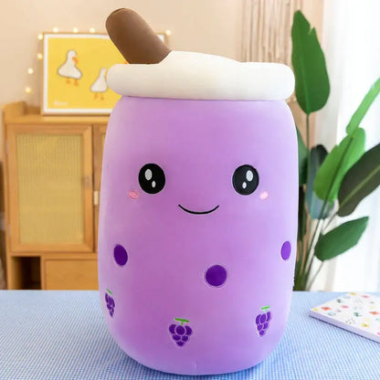 Cute Purple Bubble Tea Plushie