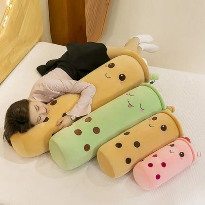 Classic Long Bubble Tea Pillow Plushie