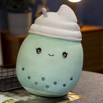 Green Ice Cream Bubble Tea Plushie