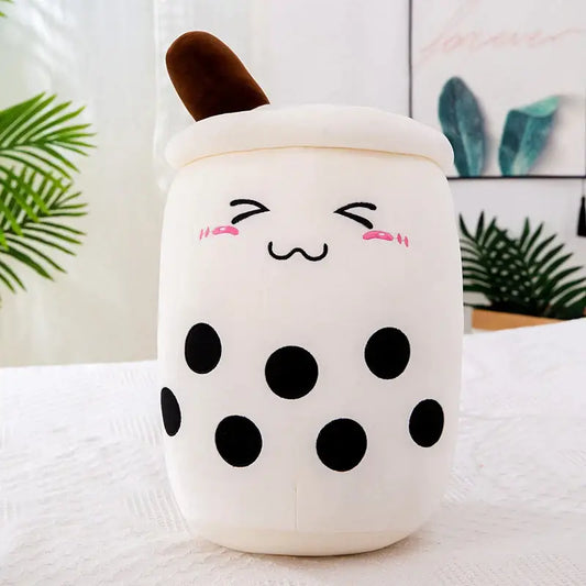 Blushing White Bubble Tea Plushie