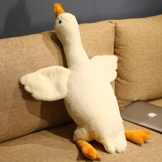 White Fluffy Goose Plushie