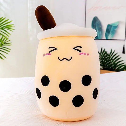 Blushing Cream Bubble Tea Plushie