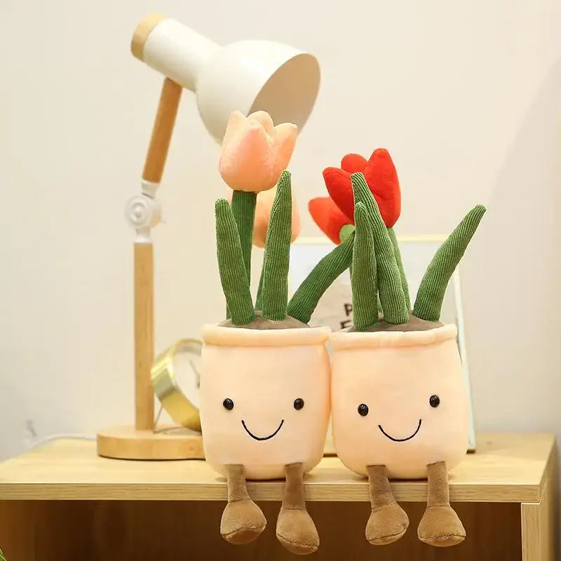 Kawaii Tulip Plant Plush