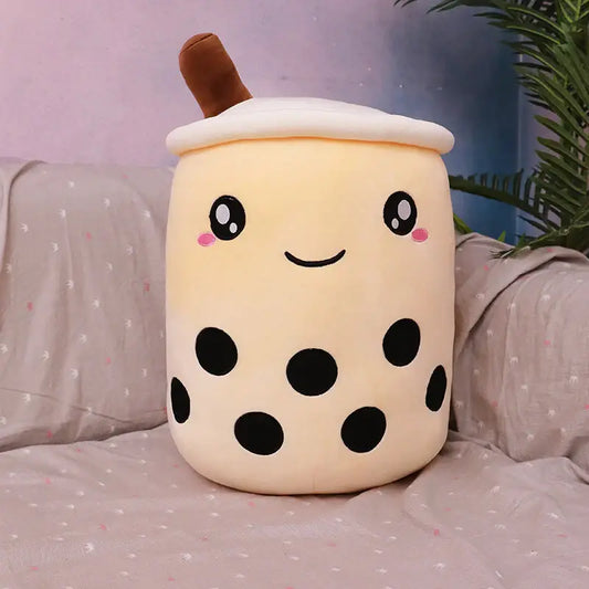 Simpatico peluche di Bubble Tea alla crema