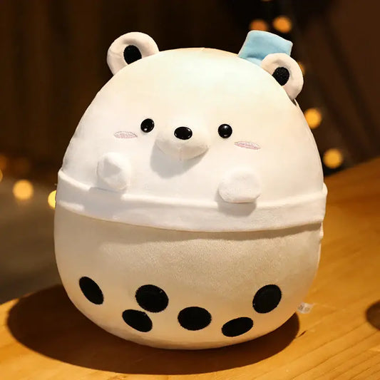 Kawaii Teddy Bubble Tea Plushie