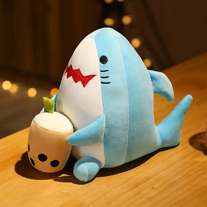 Kawaii Shark Bubble Tea Plushie