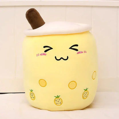Blushing Yellow Bubble Tea Plushie