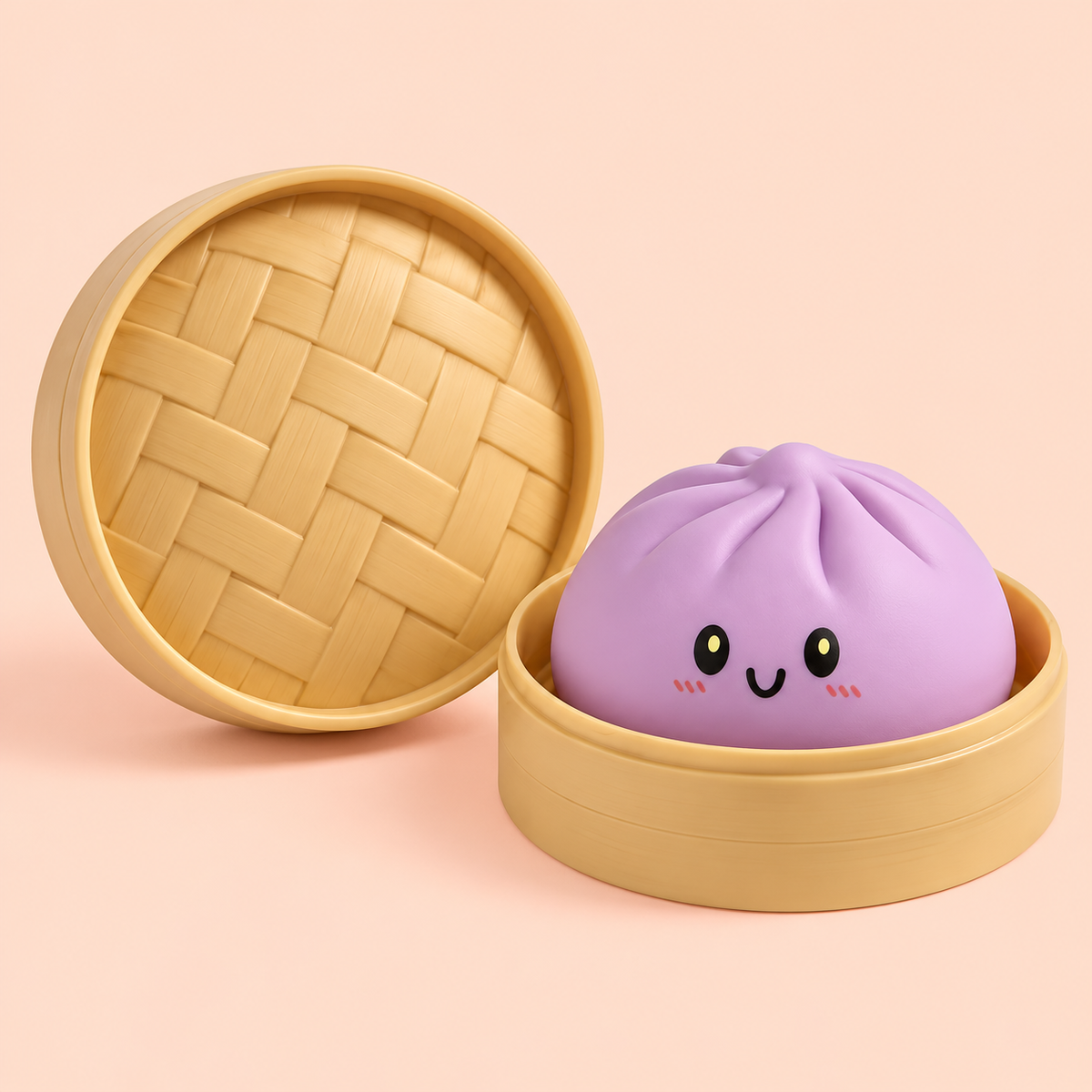 Purple Pastel Dumpling Squishy, additional product view 2