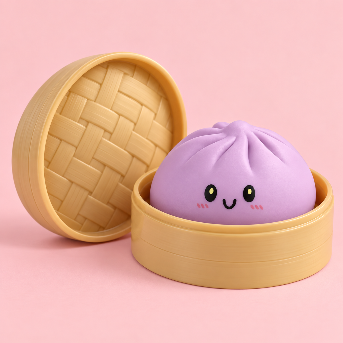 Purple Pastel Dumpling Squishy, additional product view 4