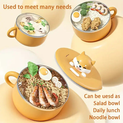 Cute Shiba Ramen Bowl Set