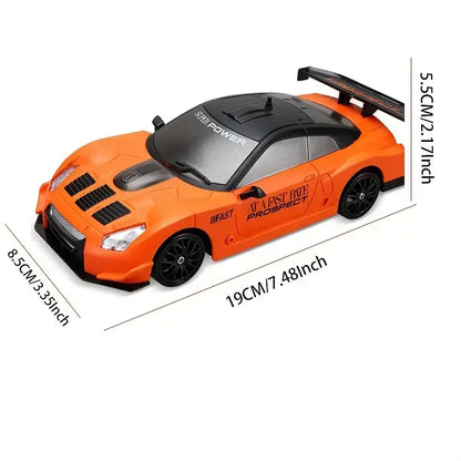 Orange GT-R RC Drift Car