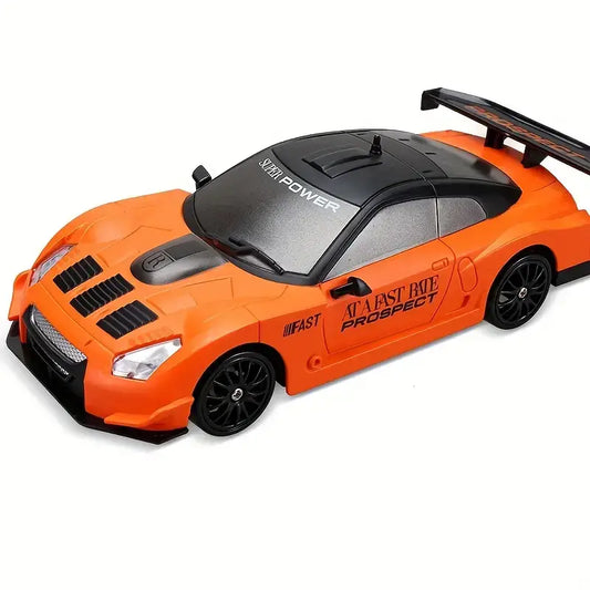 Orange GT-R RC Drift Car