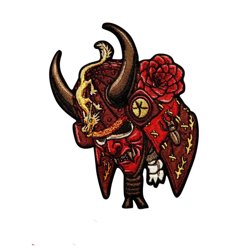 Red Lotus Samurai Patch
