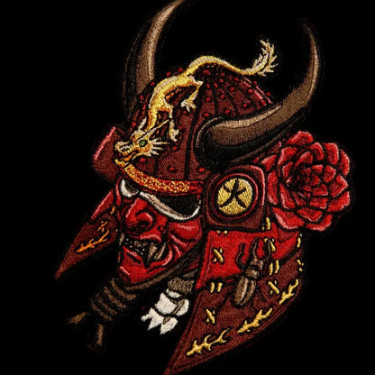 Red Lotus Samurai Patch