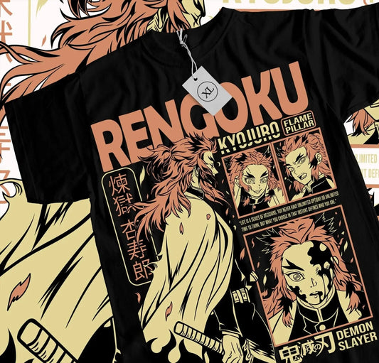 Rengoku Retro Anime Shirt