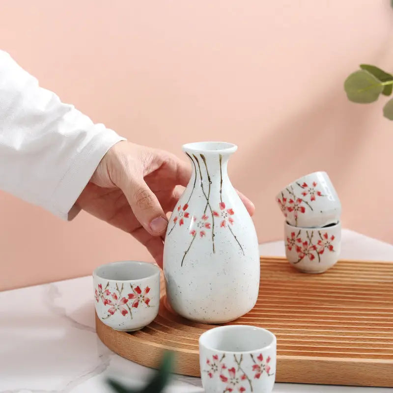 Cherry Blossom Sake Set