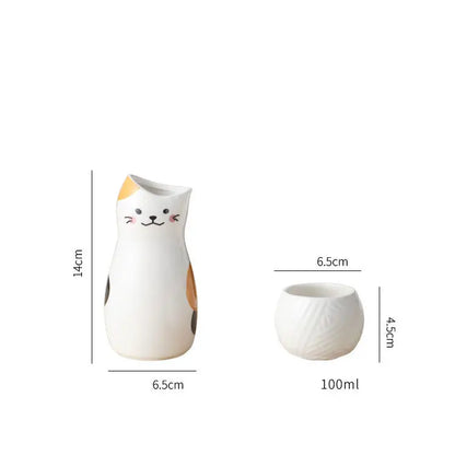 Neko Cat Sake Set