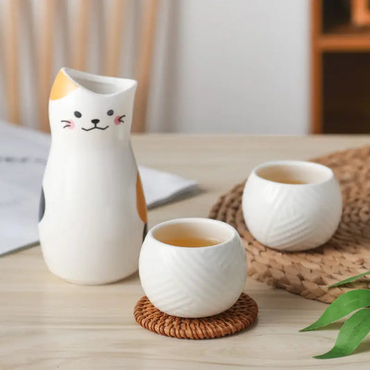 Neko Cat Sake Set