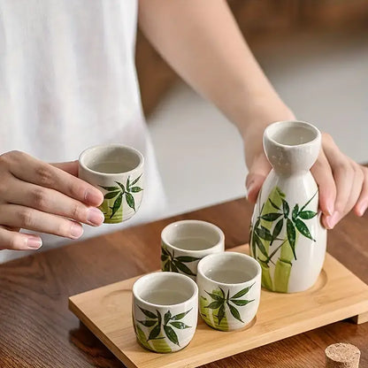 Bamboo Tree Sake Set