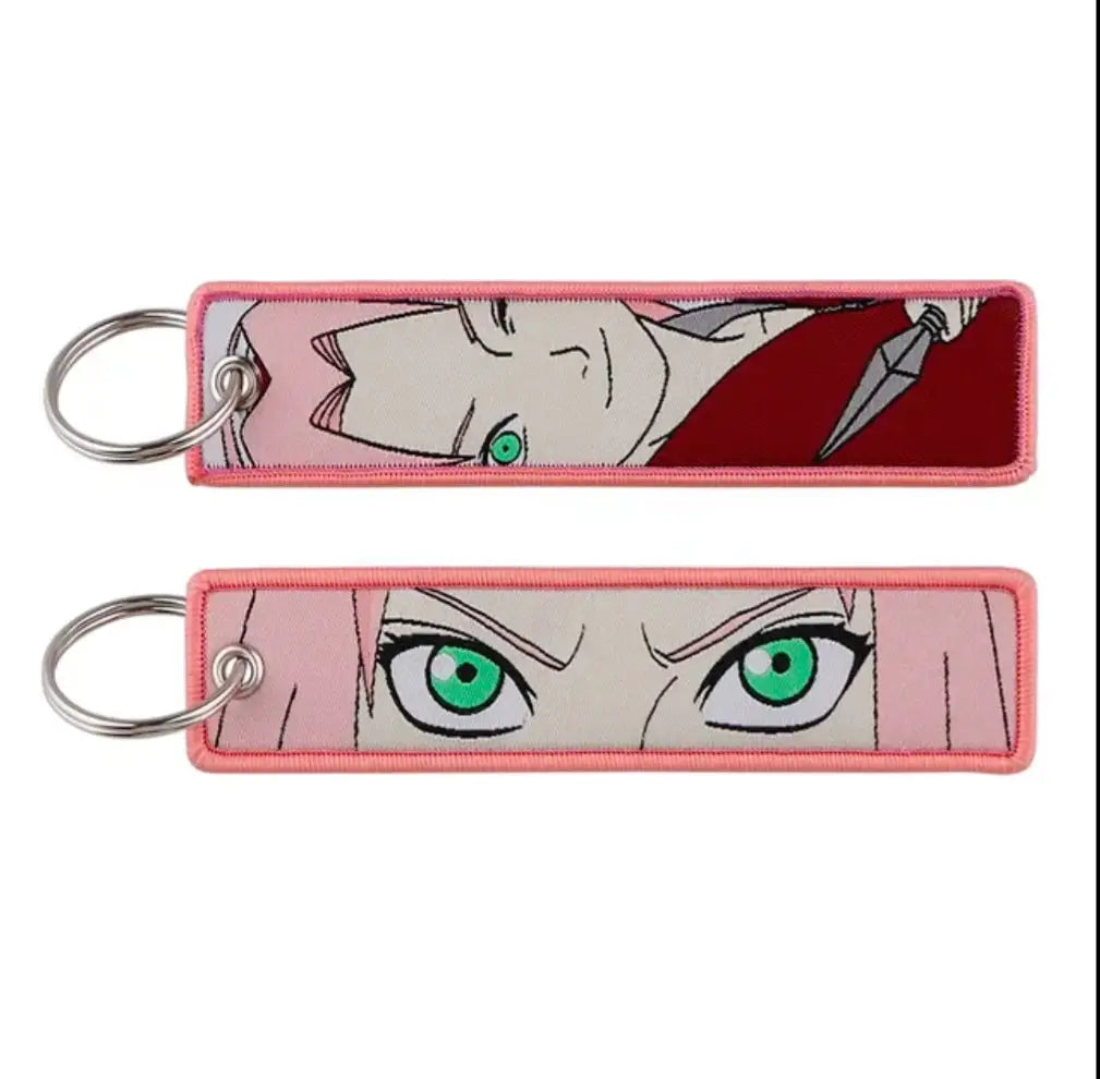 Sakura Anime JDM Keychain