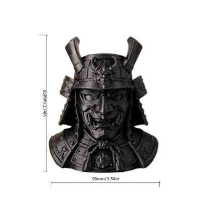 Samurai Helmet Pen Holder size guide: 95 mm tall and 90 mm wide