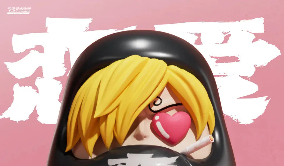 Sanji Daruma Doll Anime Figure