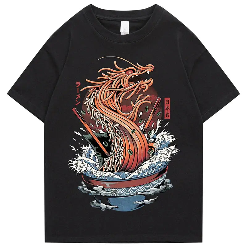 T-shirt Ramen Dragon Vague