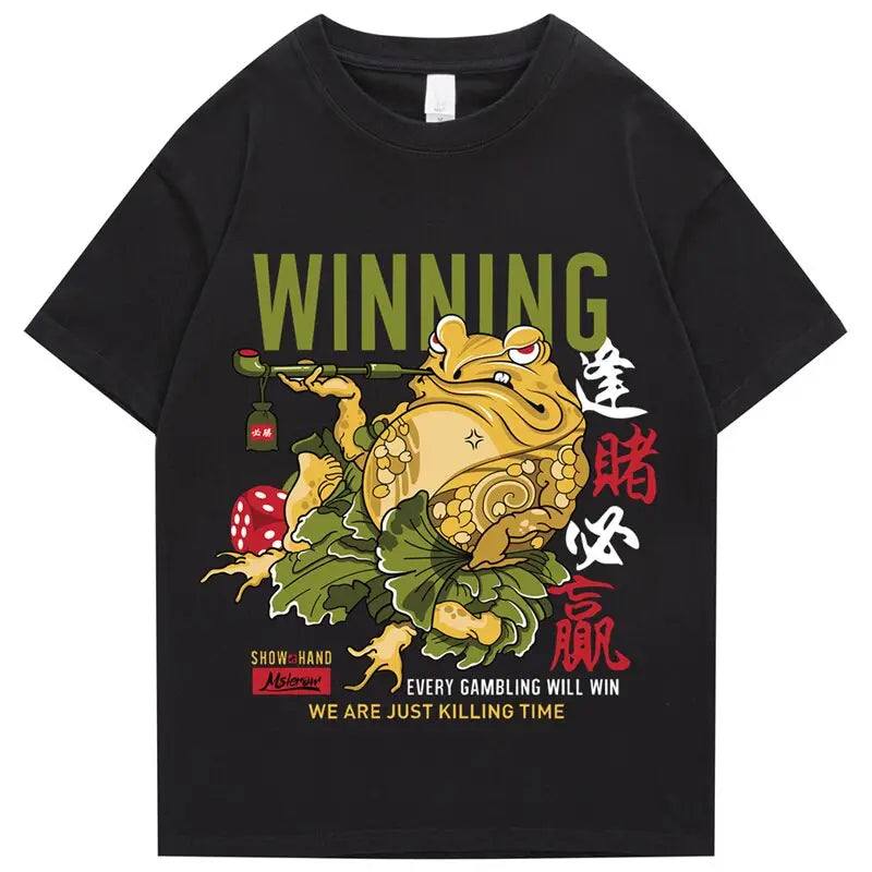 Prosperous Frog Kanji Shirt