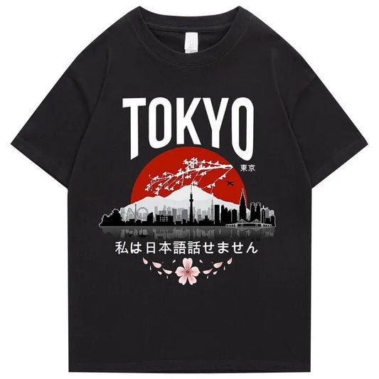T-shirt Tokyo la nuit Sakura