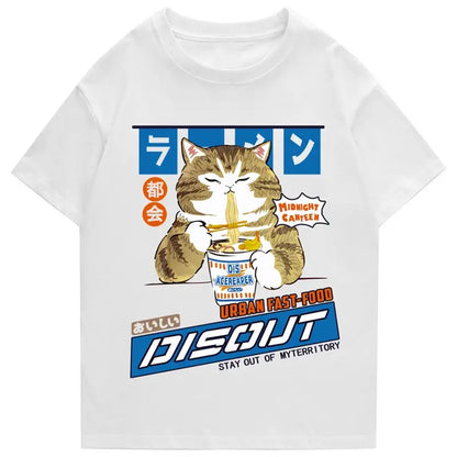 Instant Noodles Cat T-Shirt