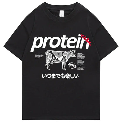 Protein Retro Cow Shirt